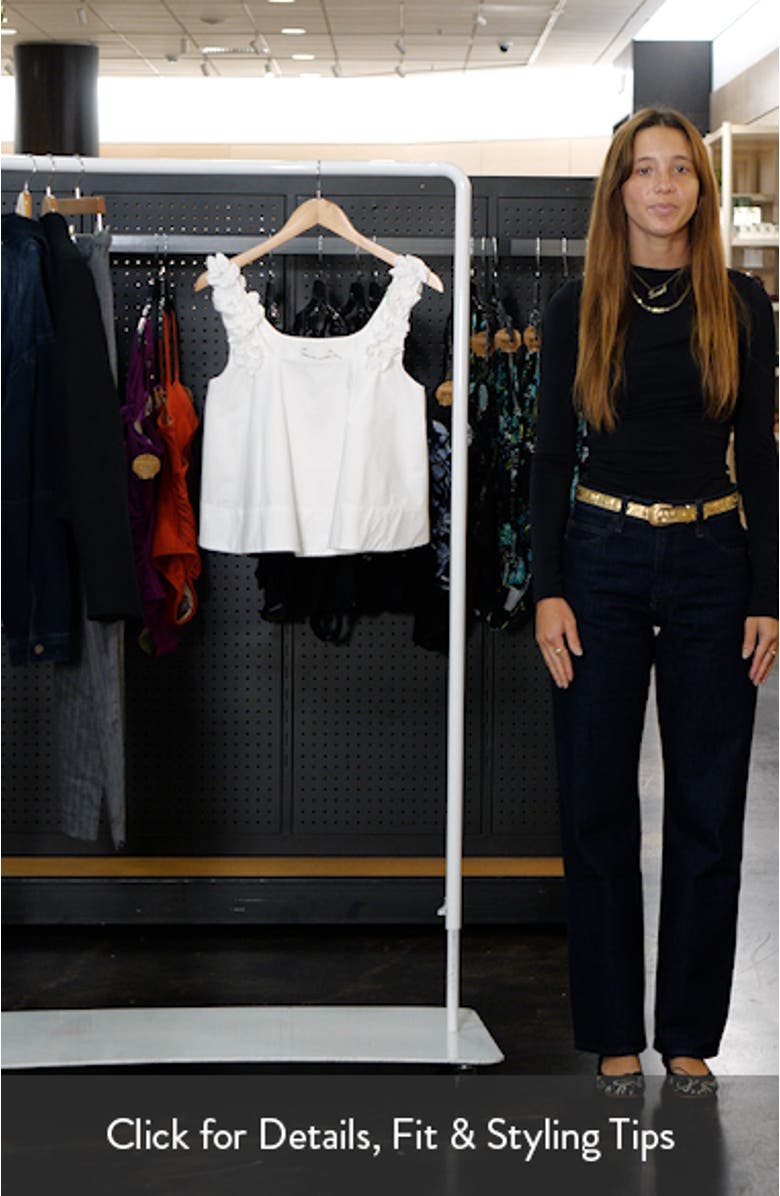 3D Flower Sleeveless Top, sales video thumbnail