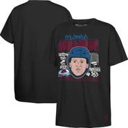 Mitchell & Ness Youth Mitchell & Ness Nathan MacKinnon Black Colorado Avalanche Caricature T-Shirt