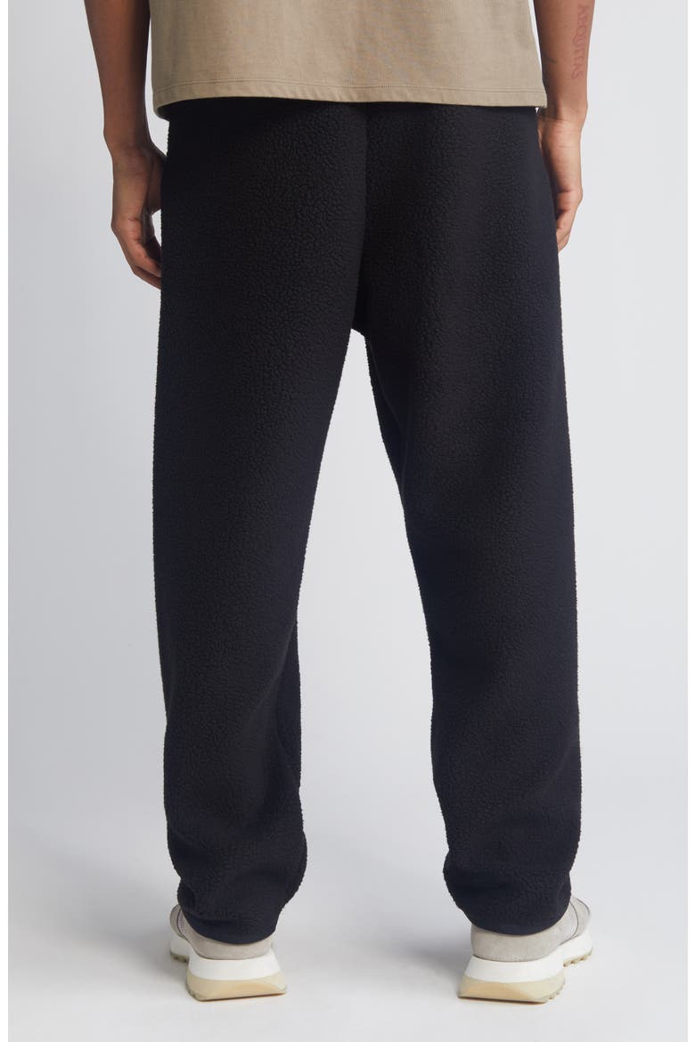 Polar Fleece Lounge Pants, Alternate, color, JET BLACK