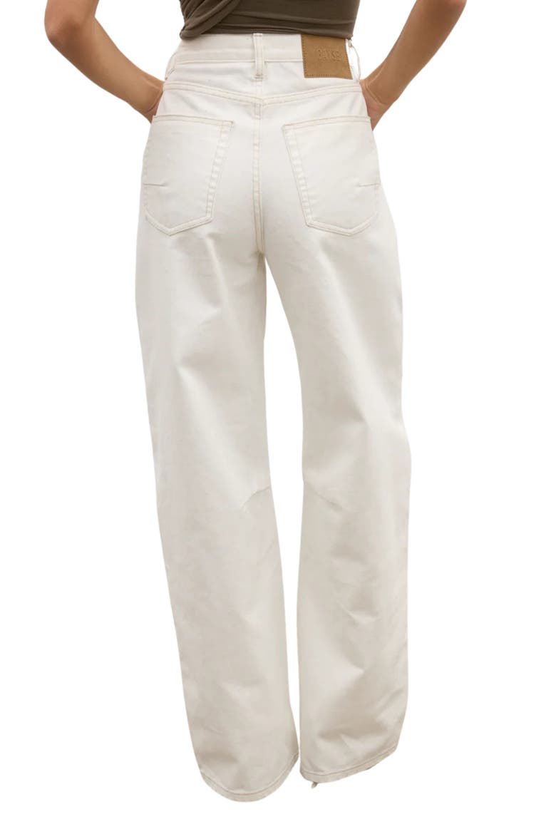 Aston Boyfriend Wide Leg Jeans, Alternate, color, GEISHA WHITE