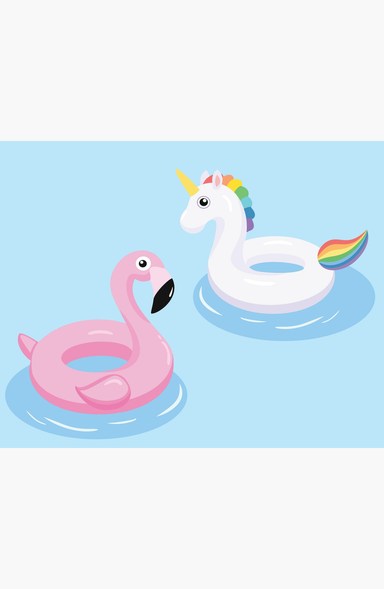 Pink Picasso Kits Floating Fun Paint-by-Numbers Kit, Alternate, color, Pink Flamingo