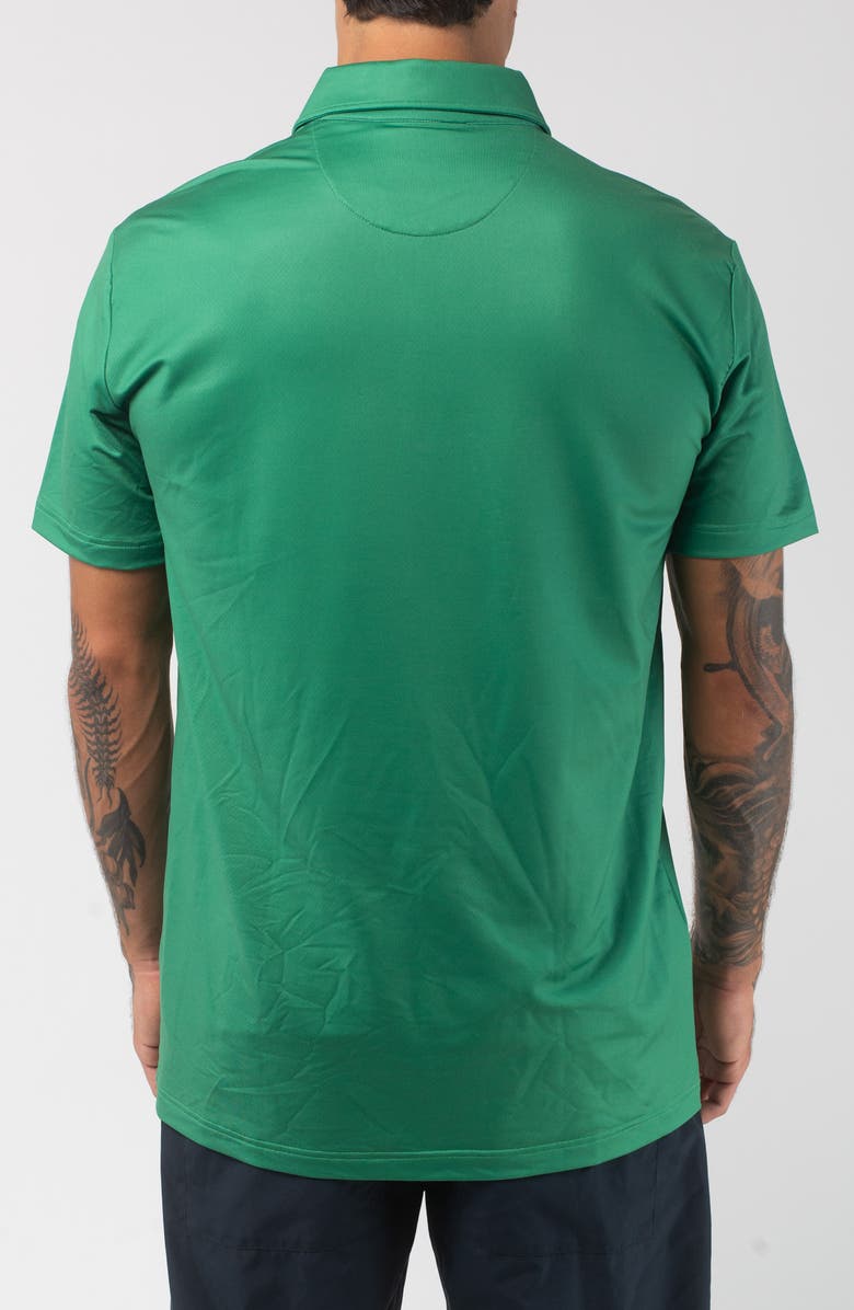 VAST Aqua Terra Formosan Bear Tech Performance Polo, Alternate, color, Green