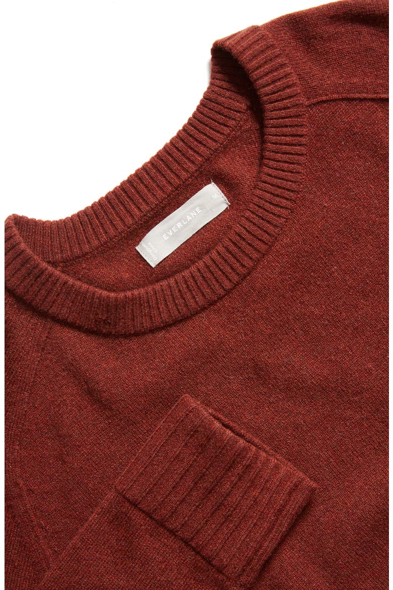 The ReCashmere Crew Sweater, Alternate, color, HEATHER CLAY