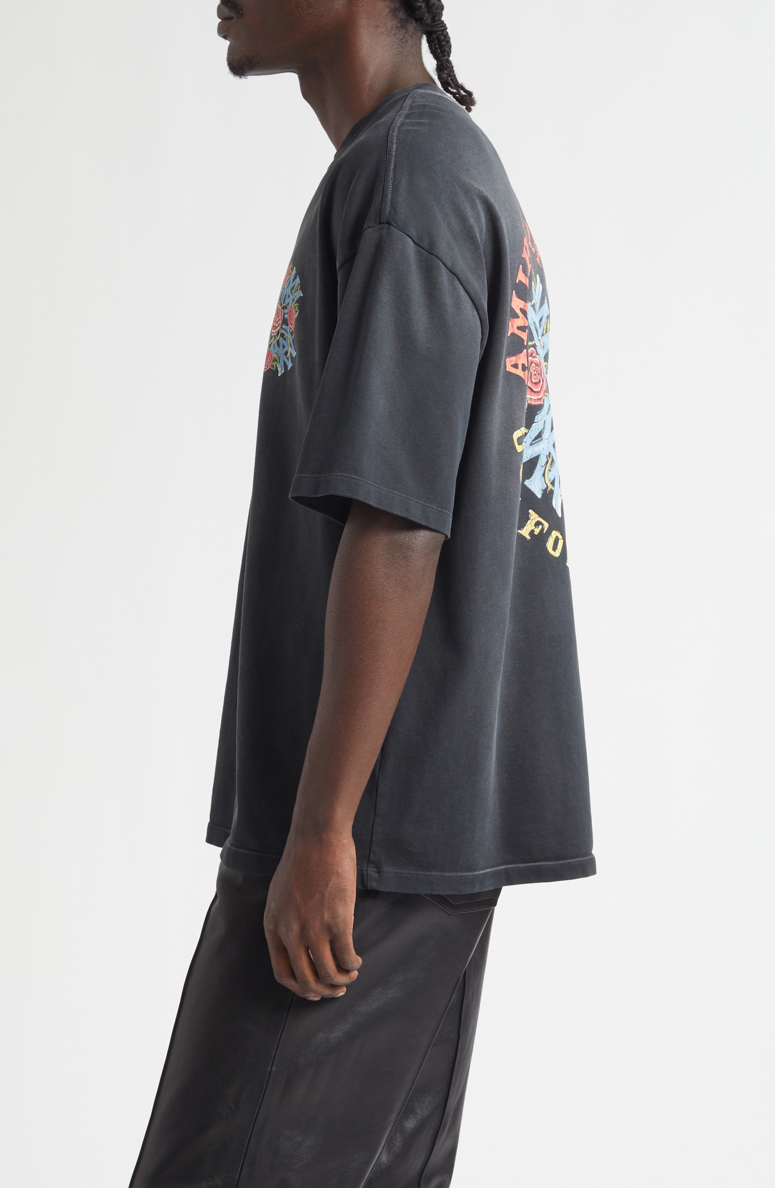AMIRI Oversize Out for Trouble Graphic T-Shirt — фото 3
