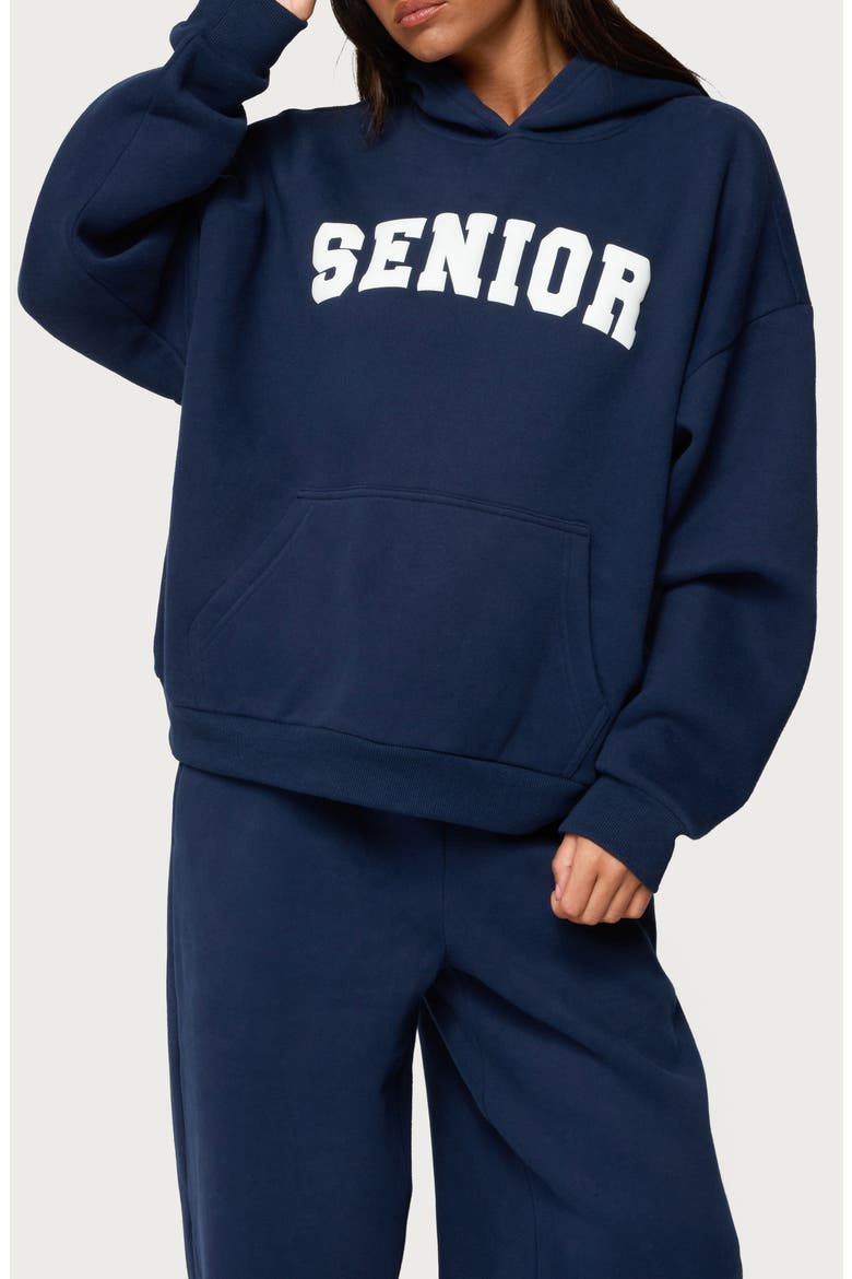 Senior Oversized Hoodie, Main, color, NAVY
