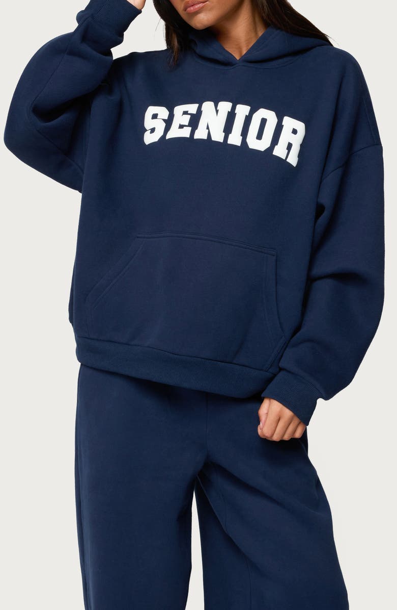 EDIKTED Senior Oversized Hoodie, Main, color,