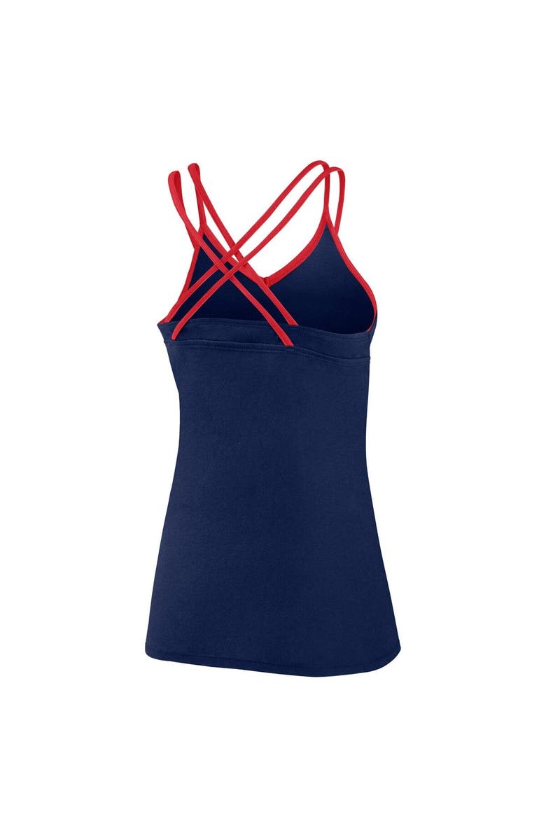 FANATICS Women's Fanatics Branded Navy Boston Red Sox Barrel It Up Cross Back V-Neck Tank Top, Alternate, color, Navy