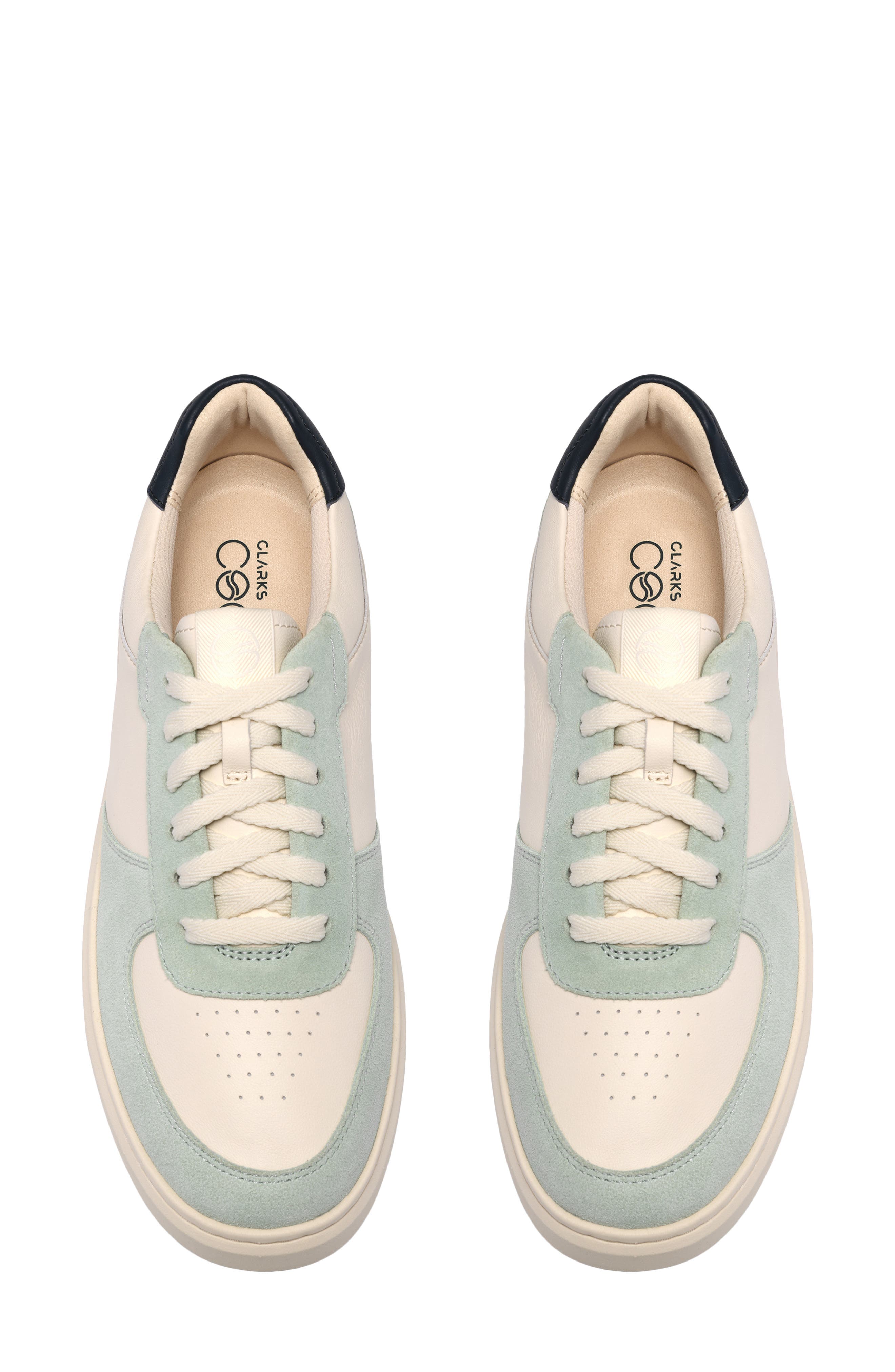 Code C Court Sneaker, Alternate, color, PALE GREEN COMBO