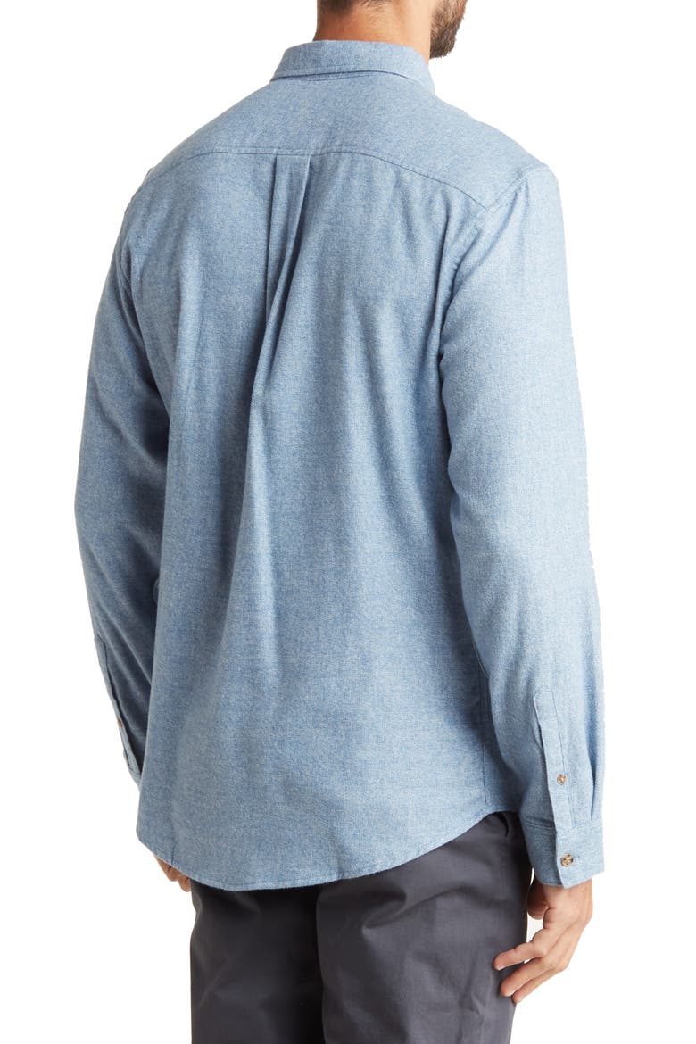 Grindle Long Sleeve Trim Fit Shirt, Alternate, color, BLUE CAPTAIN WHITE GRINDLE
