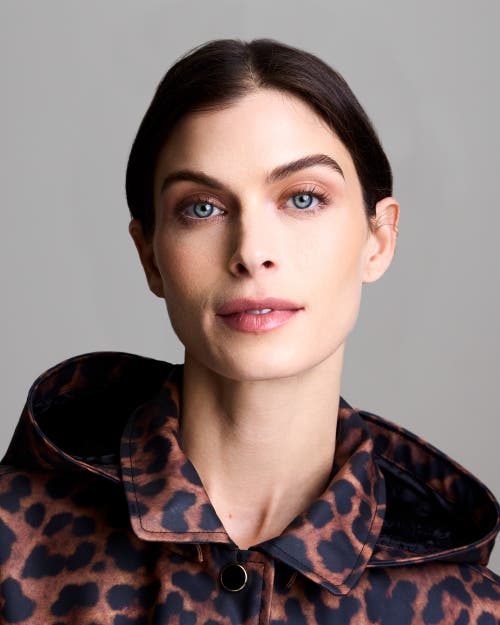 Jane Post Iconic Princess Rain Slicker In Leopard