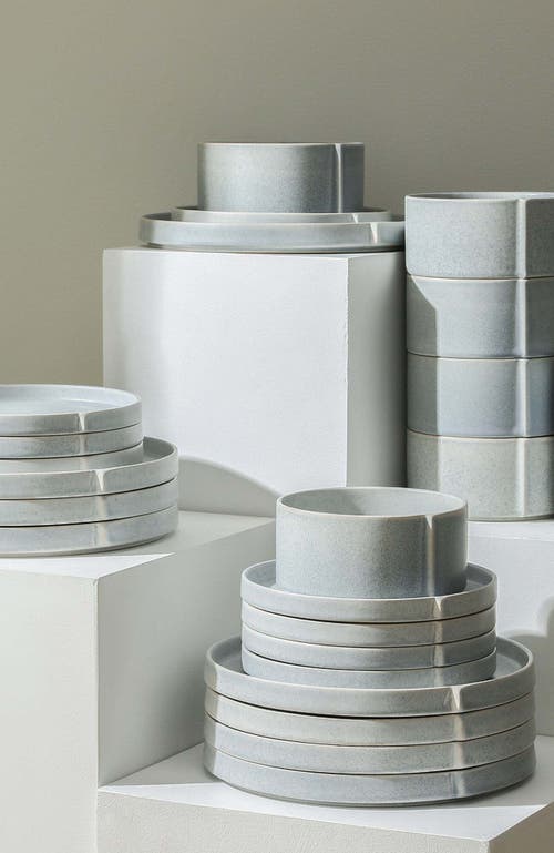 Stone Lain Bao Stoneware 12-piece Dinnerware Set In White