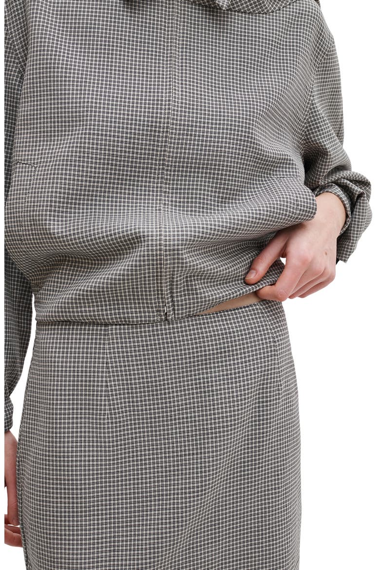 Piper Wool Miniskirt, Alternate, color, BLACK PLAID