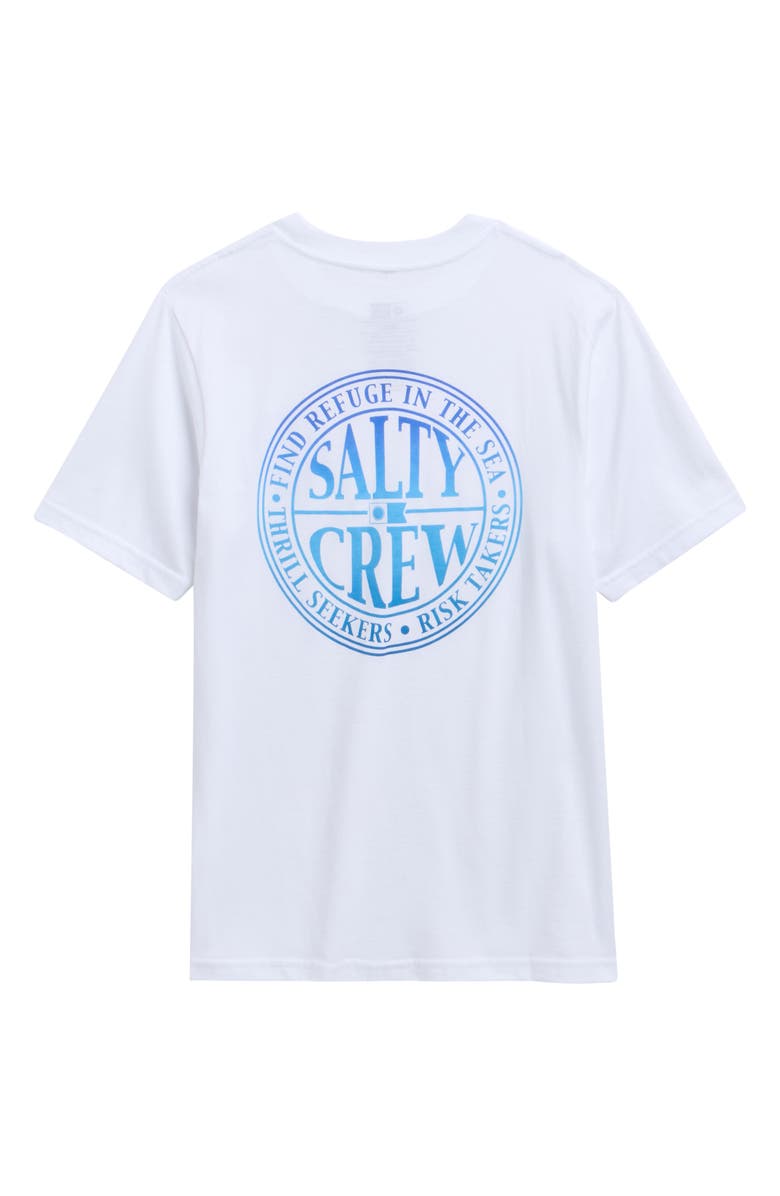 Salty Crew Kids' Global Cotton Graphic T-Shirt, Alternate, color, White