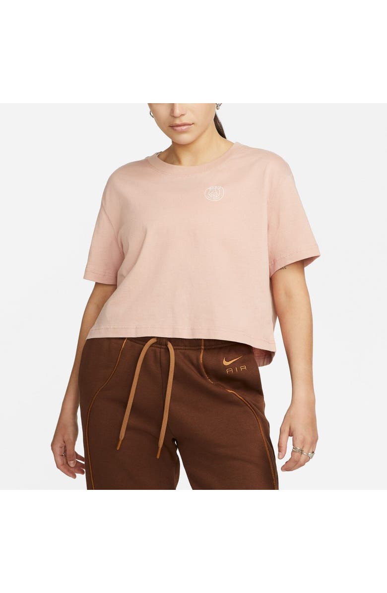 Nike Women's Nike Pink Paris Saint-Germain Voice Crop T-Shirt, Alternate, color,