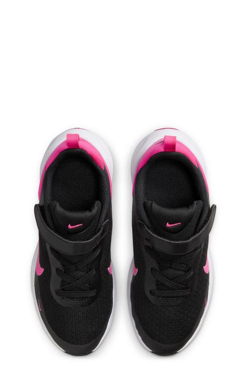 Nike Revolution 7 Sneaker In Black/hyper Pink/white