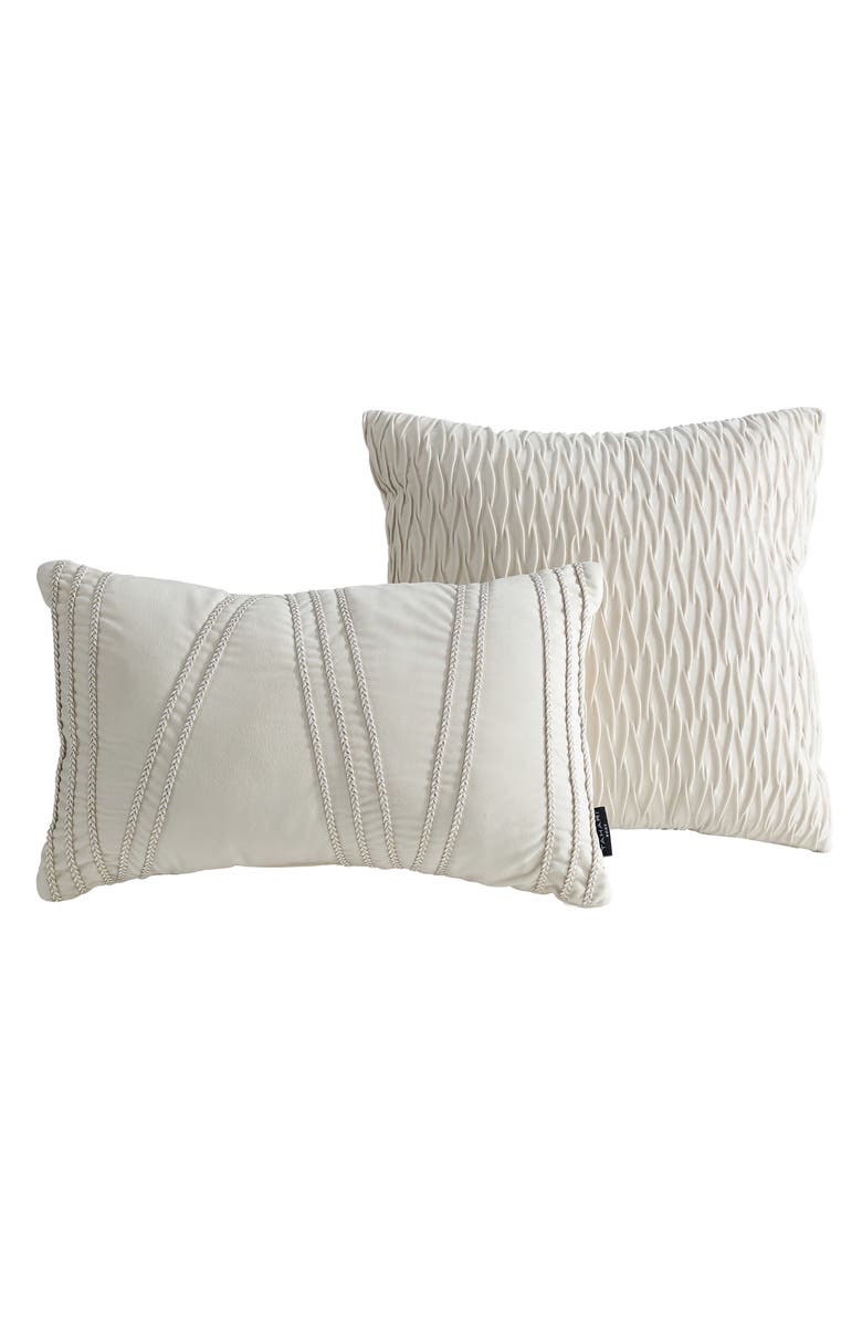 Tahari Halston 5-Piece King Comforter Set, Alternate, color, Taupe