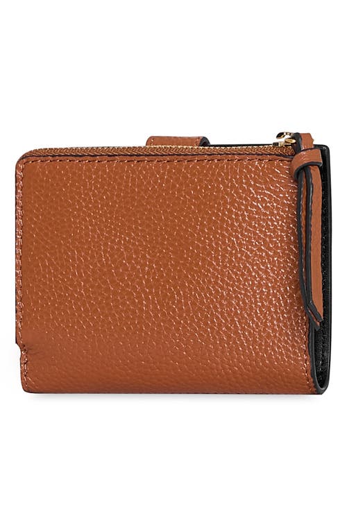Rebecca Minkoff Slim Megan Leather Bifold Wallet In Caramello