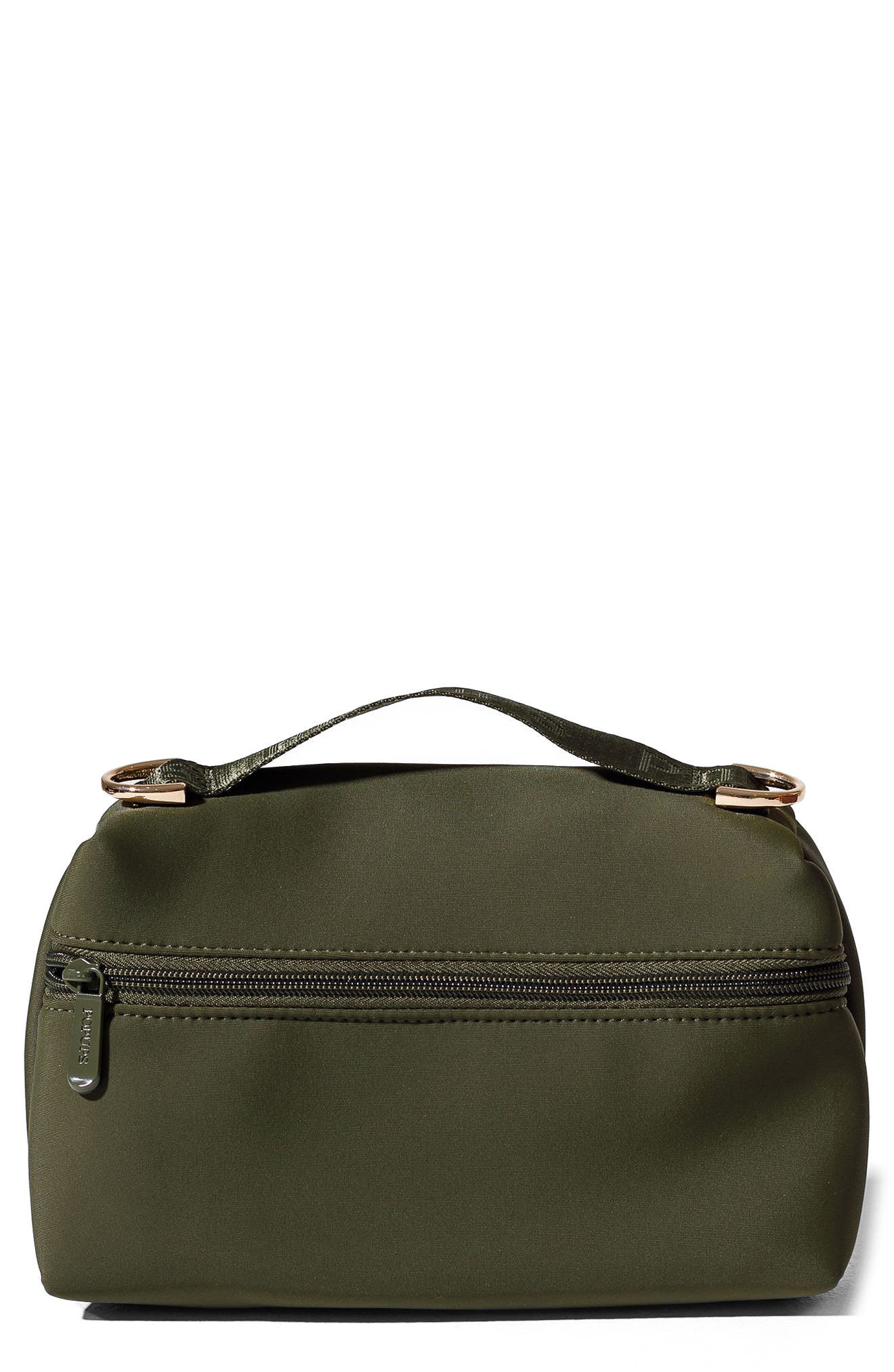 Vanity Neoprene Clutch, Main, color, SAFARI GREEN