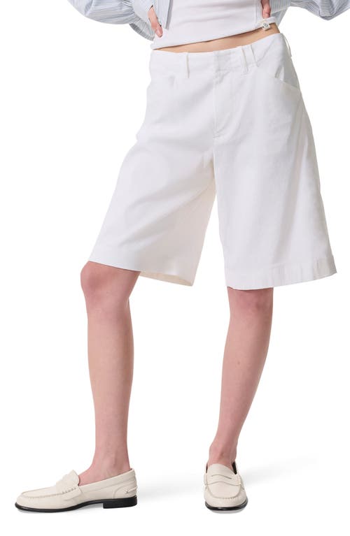 Shop Rag & Bone Banks Linen Blend Walking Shorts In White