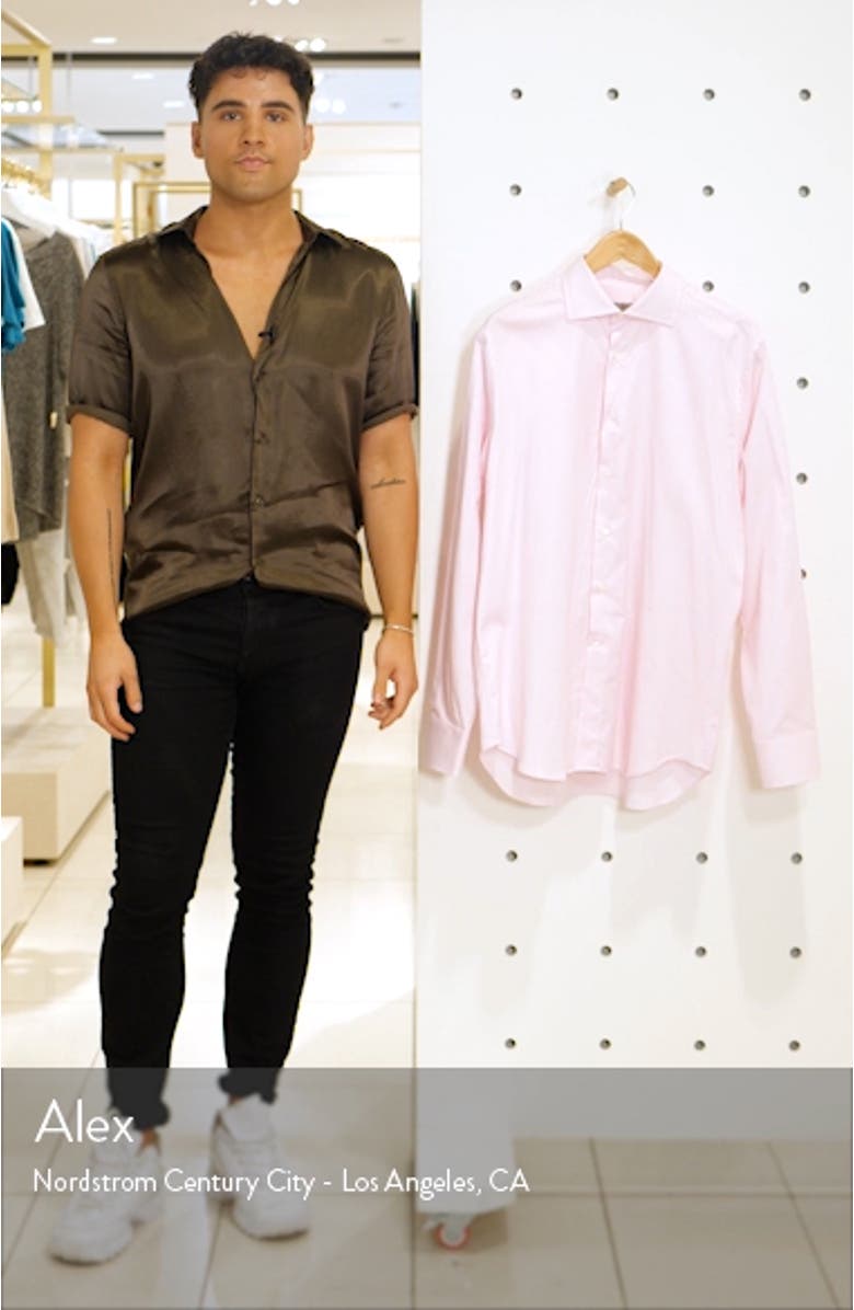 Trim Fit Plaid Dress Shirt, sales video thumbnail