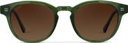 WMP Eyewear Felix - 48mm Round Polarized Sunglasses