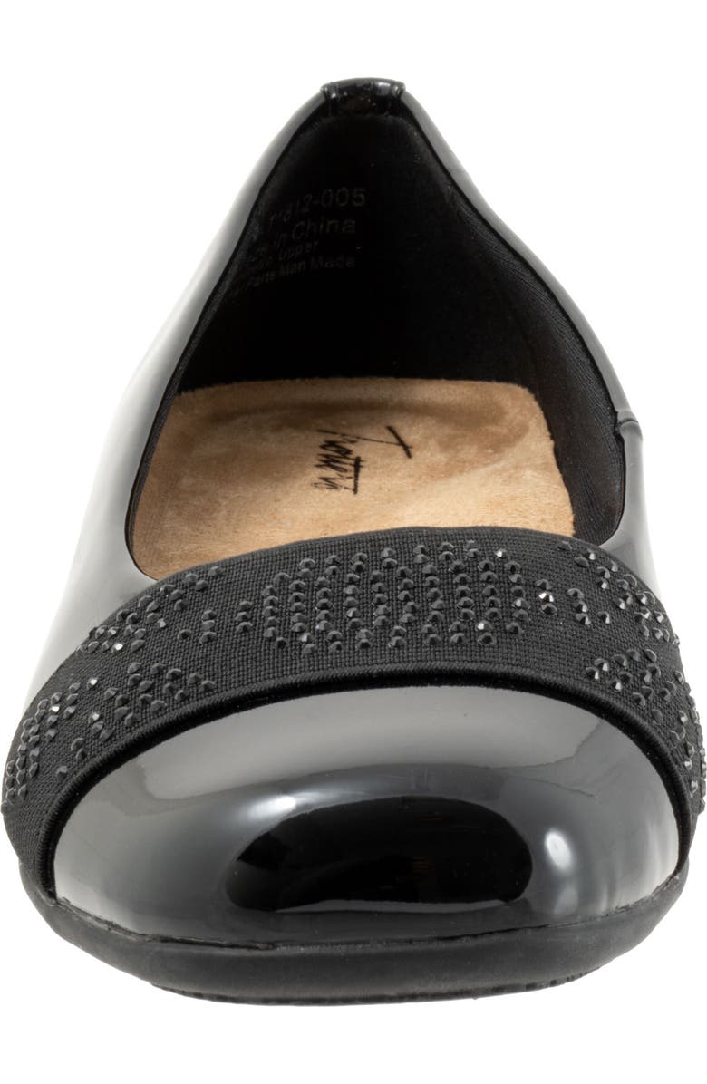 SoftWalk<sup>®</sup> Samantha Flat, Alternate, color, Black Patent