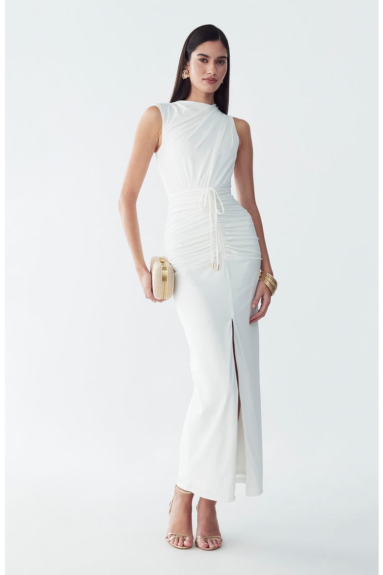 Flora Maxi Dress, Alternate, color, Off White