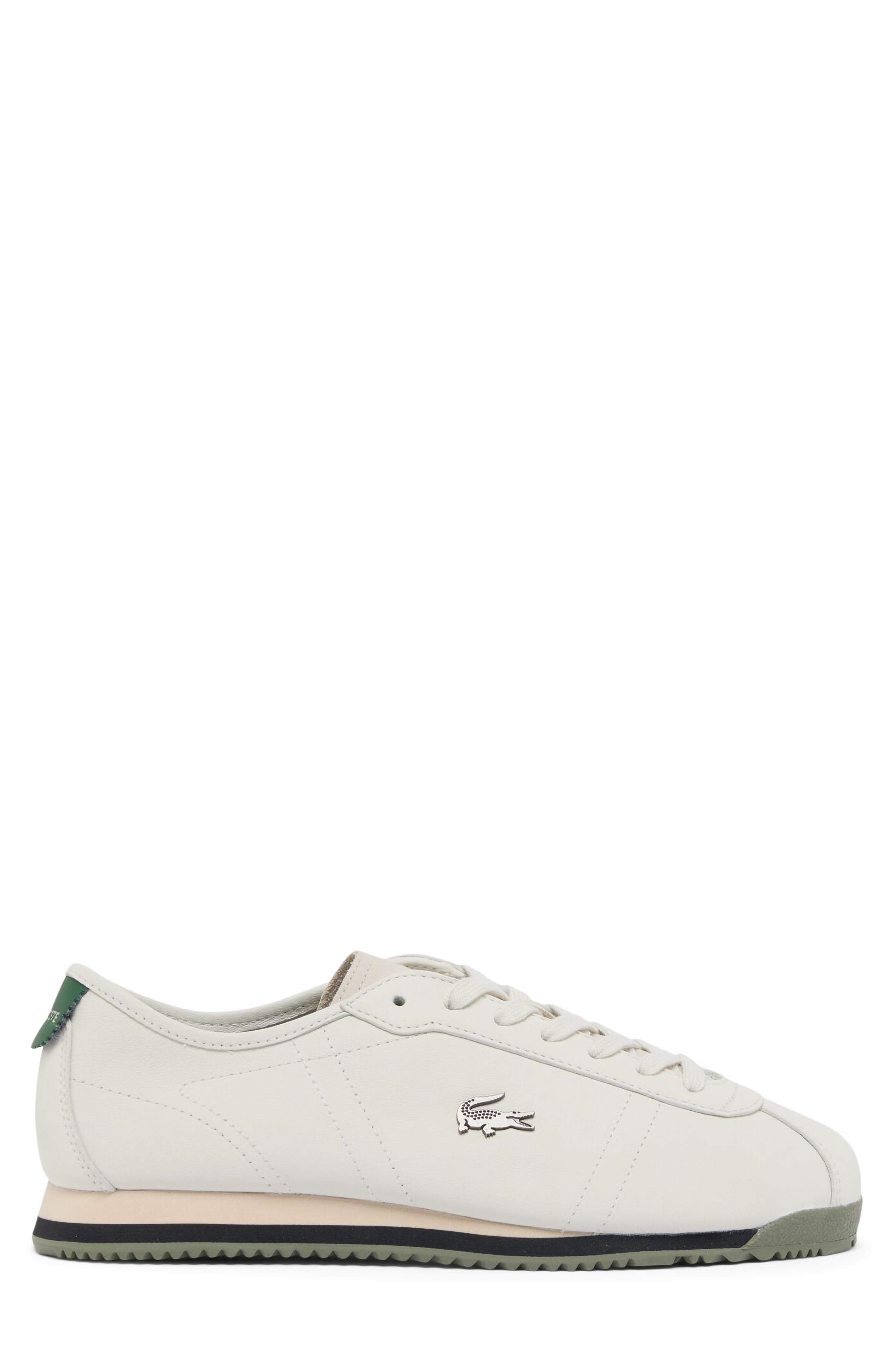 Club-Low Leather Sneaker, Alternate, color, OFF WHITE/ KHAKI