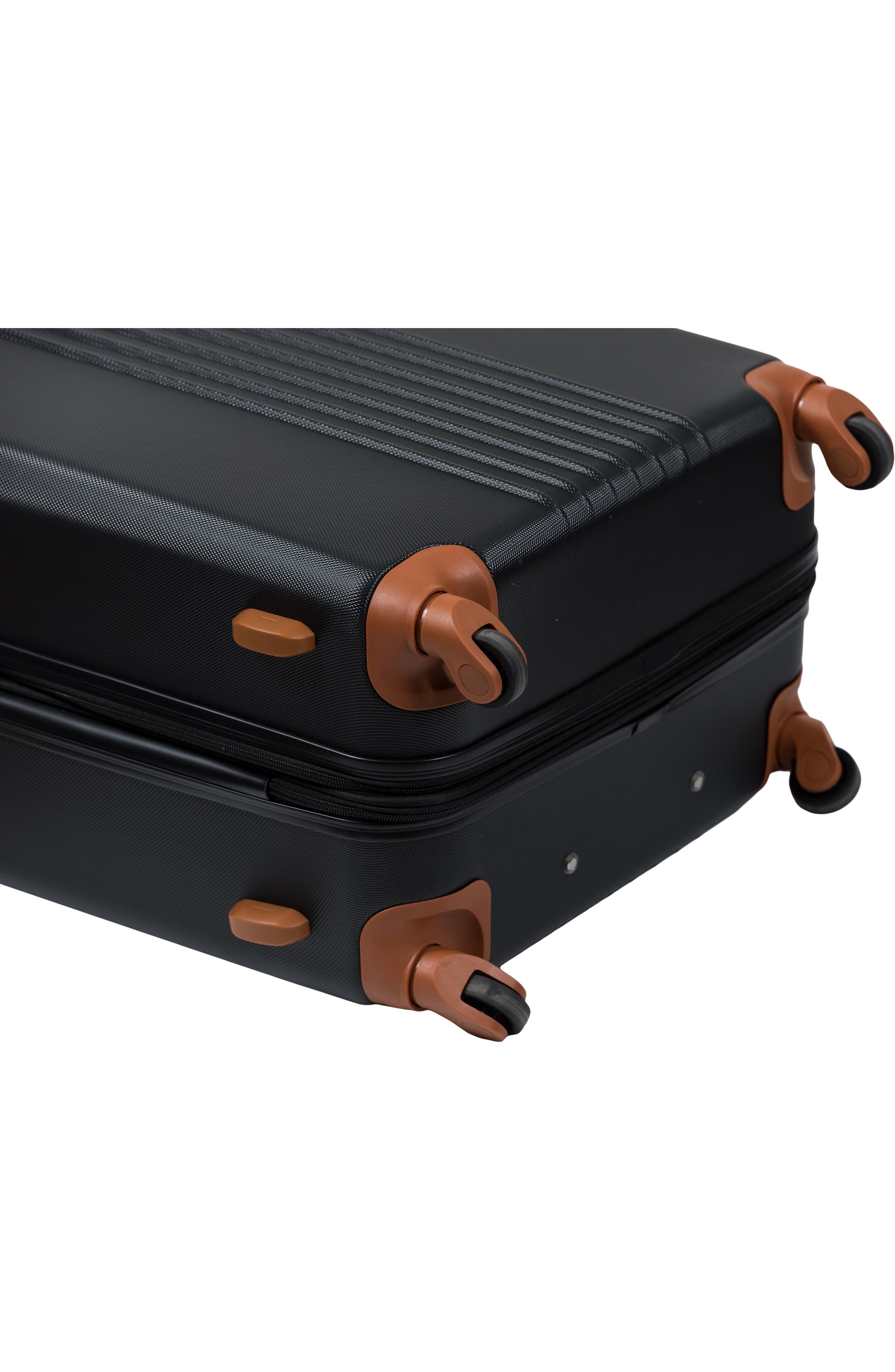 CHAMPS Vintage 2-Piece Luggage Set, Alternate, color, Black