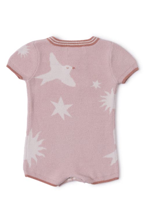 Barefoot Dreams Cozychic™ Ultra Lite® Fair Isle Hooded Romper In Pink