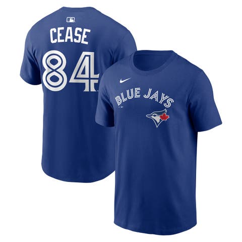 Men's Nike Dylan Cease Royal Toronto Blue Jays Name & Number T-Shirt