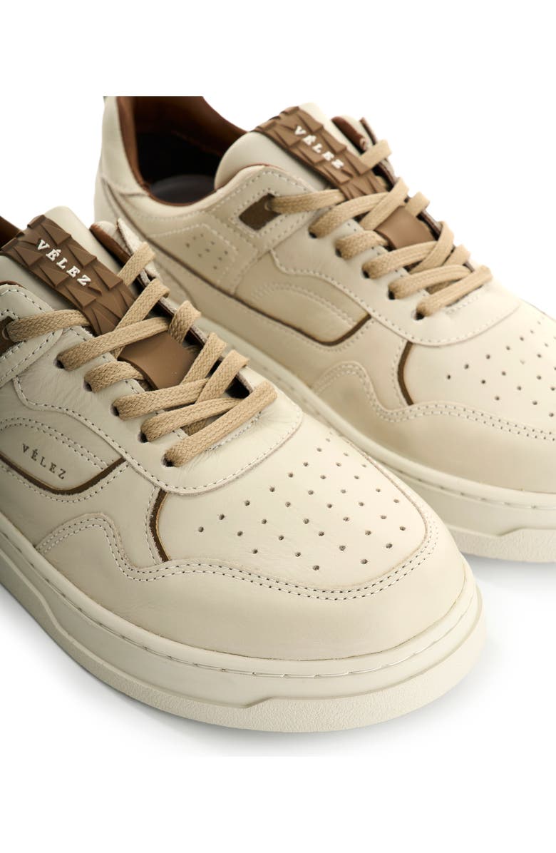 Velez Gomax Leather Sneakers, Alternate, color, Sand