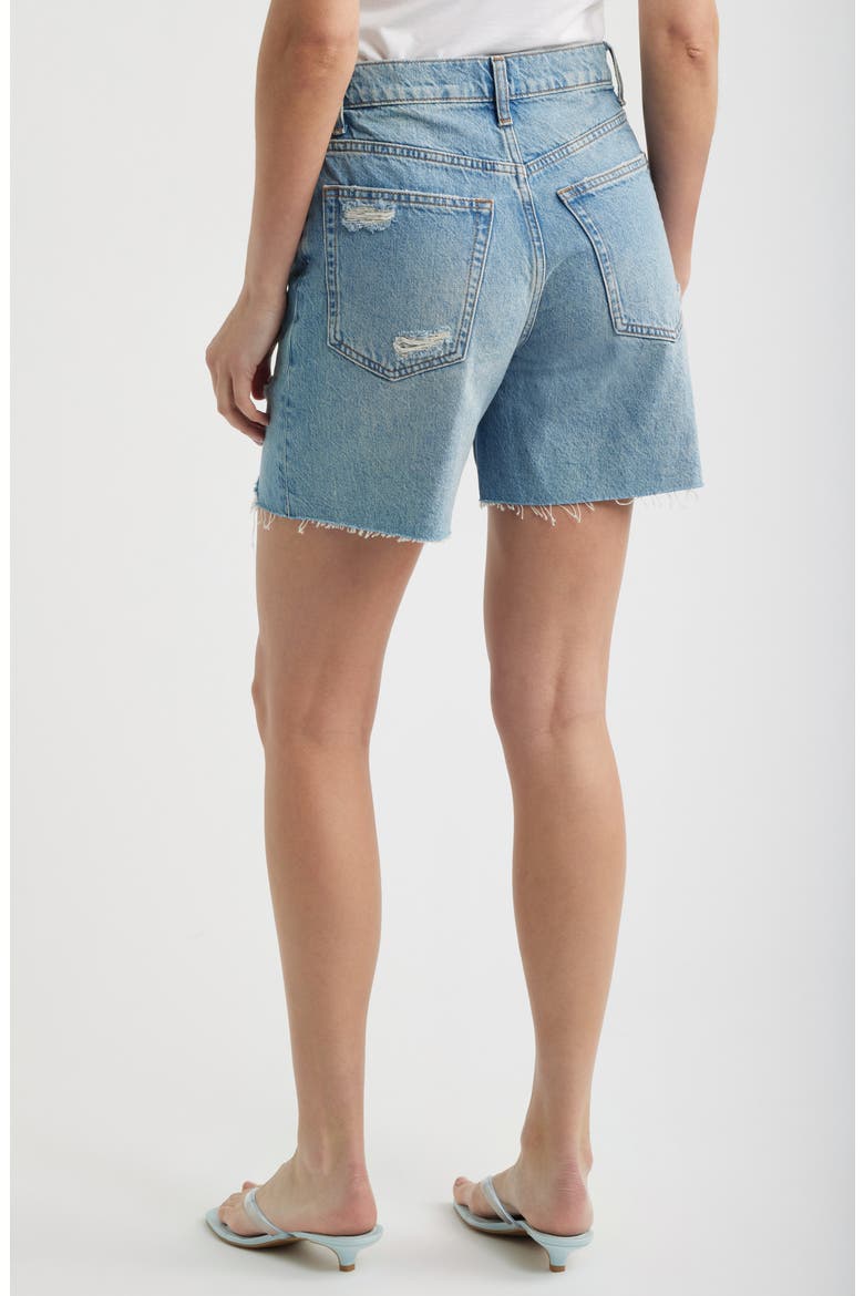 Raye Relaxed Denim Shorts, Alternate, color, PAIDGE