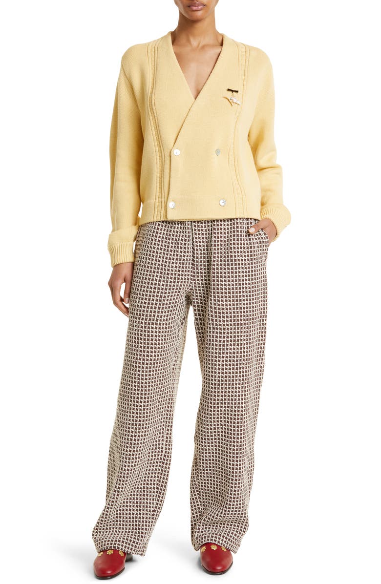 Bode Double Breasted Cardigan, Alternate, color,