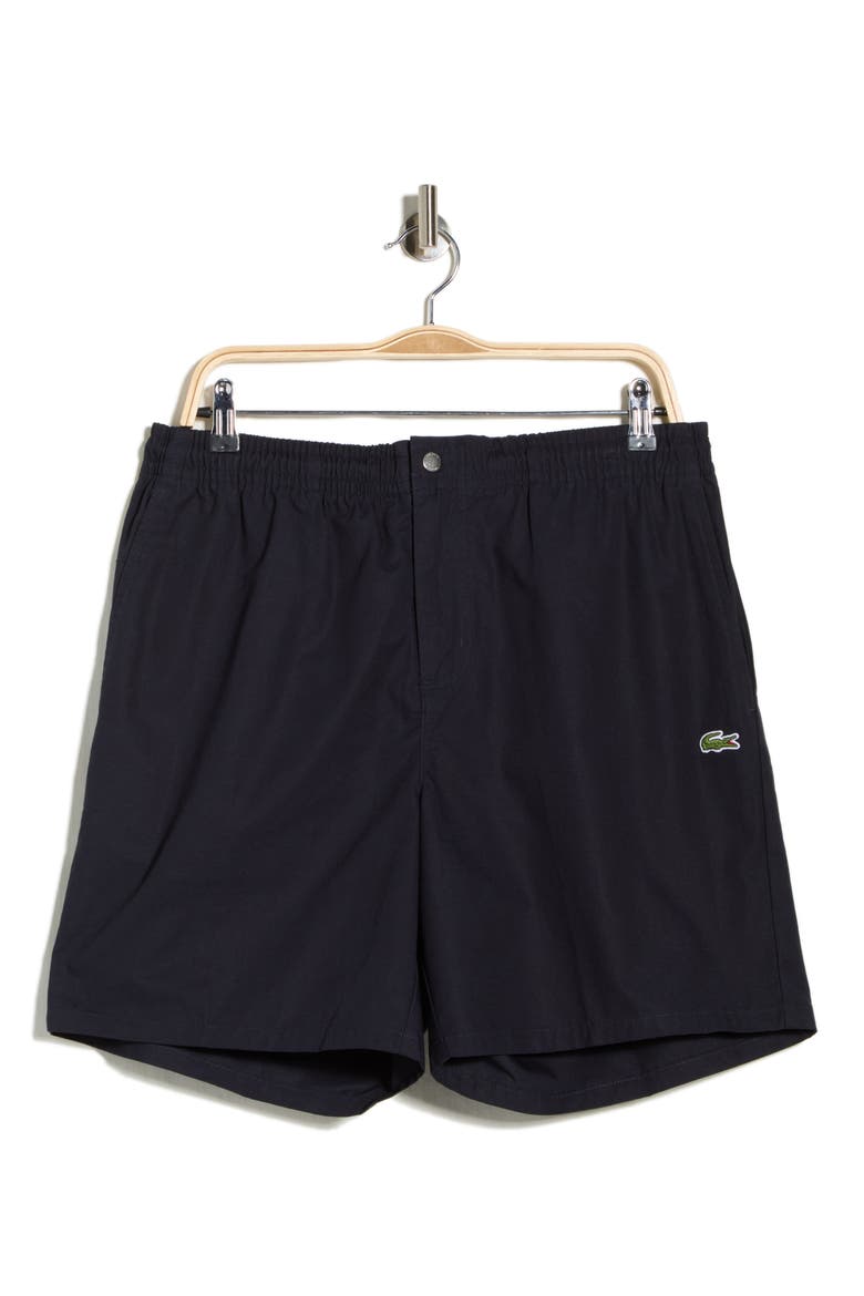 Relaxed Cotton Twill Shorts, Alternate, color, ABYSM