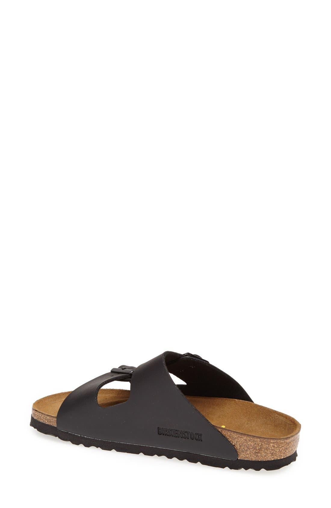 Arizona Birko-Flor Sandal, Alternate, color, BLACK LEATHER