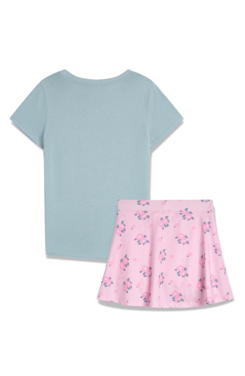 PUMA Kids' T-Shirt & Skort, Alternate, color, Ice Blue