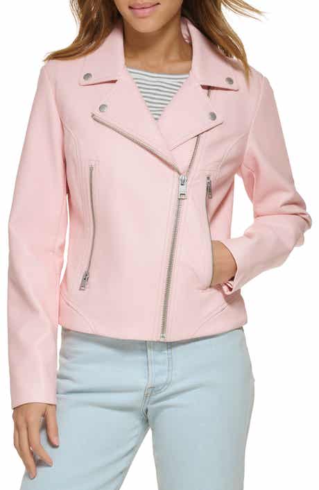 Faux Leather Moto Jacket