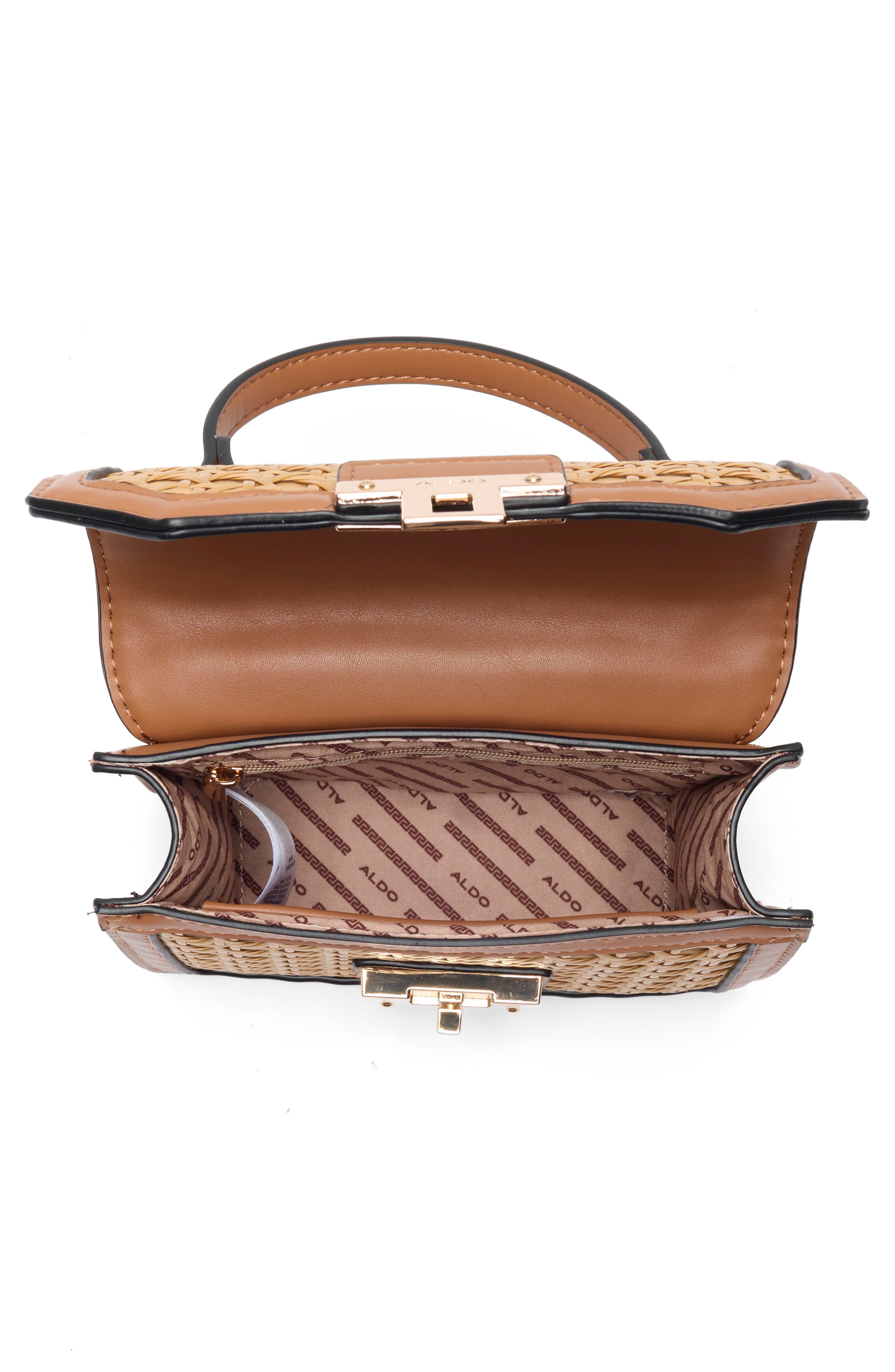 ALDO Etidan Crossbody Bag, Alternate, color, Brown