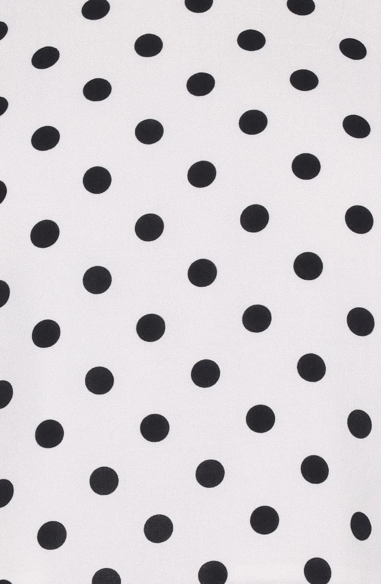 Petal & Pup Michelle Polka Dot Tank & Shorts Set, Alternate, color, White/ Black Polka Dot