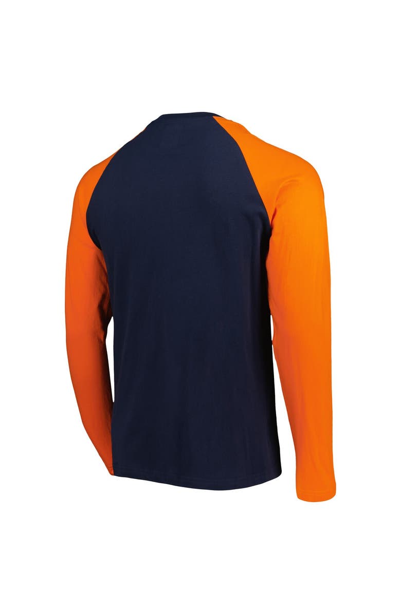 New Era Men's New Era Navy Chicago Bears Current Raglan Long Sleeve T-Shirt, Alternate, color, Navy