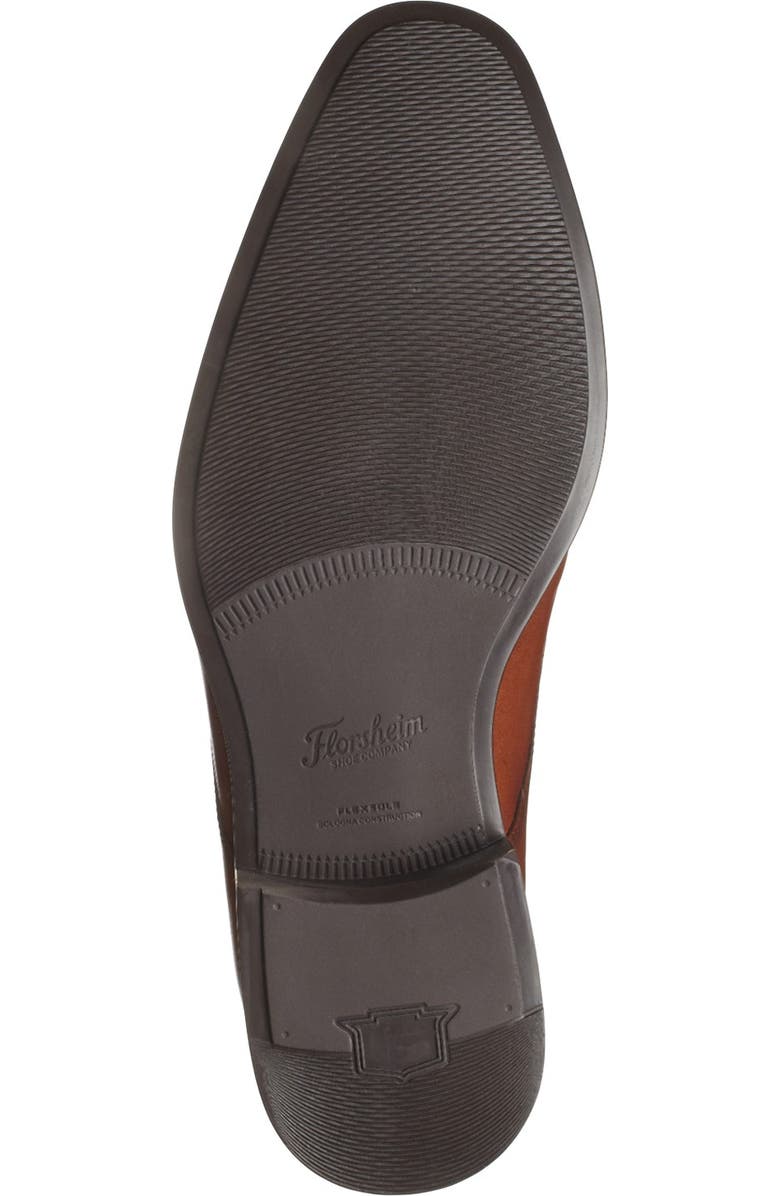 Florsheim Alanzo Leather Cap Toe Derby, Alternate, color, Cognac