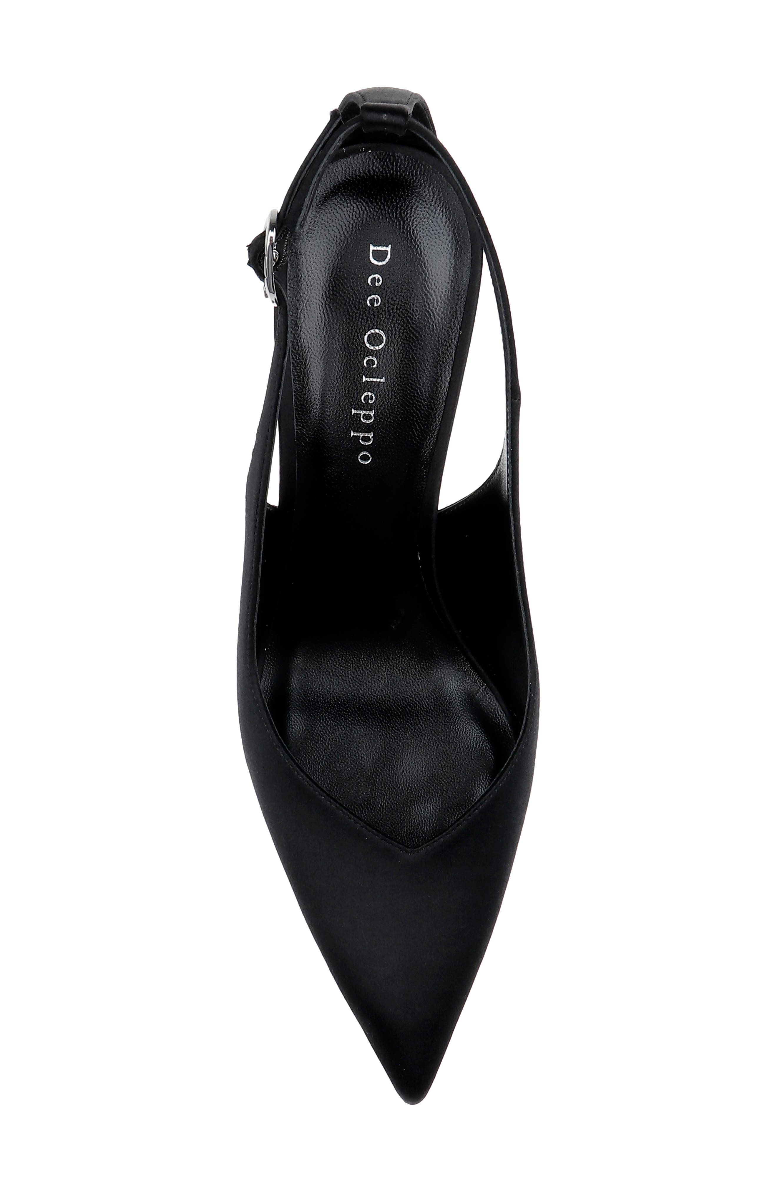 Austin Pointed Toe Pump, Alternate, color, BLACK SATIN
