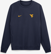 Nike Men's Nike Navy West Virginia Mountaineers Premium Performance Raglan Dri-FIT Sweatshirt