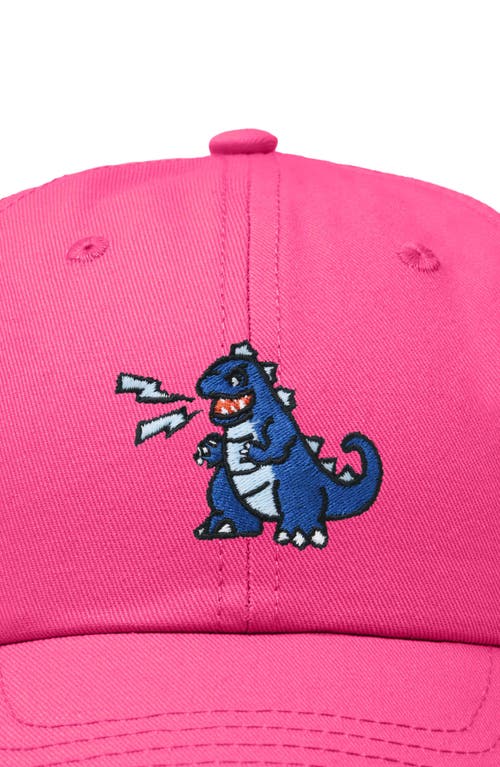 Dalix Big Lizard Cap In Hot Pink
