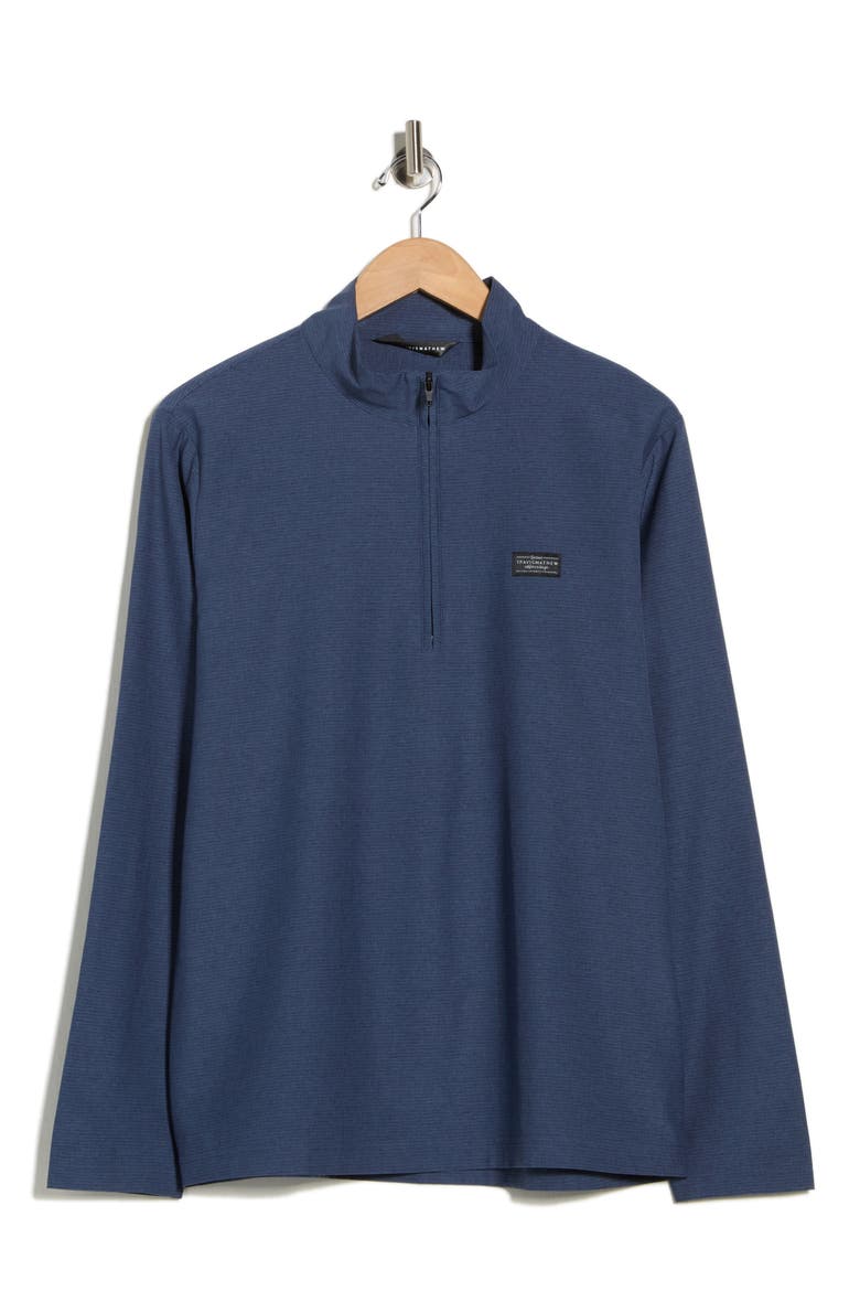 Flight Tracker Half Zip Pullover, Alternate, color, MOOD/ VINTAGE INDIGO