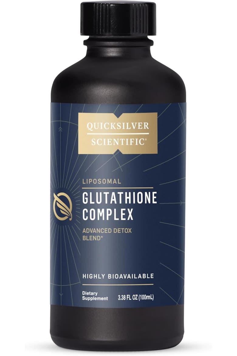 Glutathione Complex Milk Thistle and Vitamin B Complex Liquid Supplement, Main, color, None
