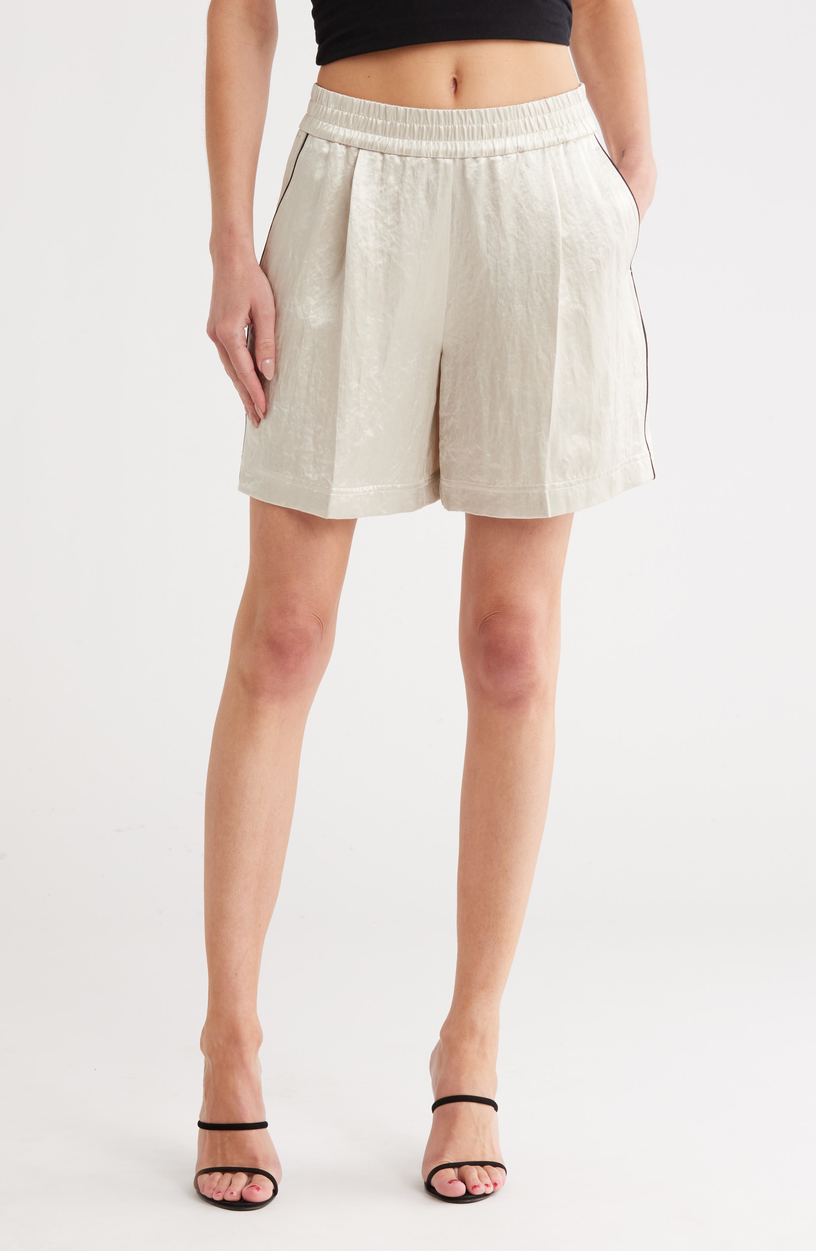 Helmut Lang Crinkle PJ Shorts