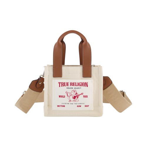 True Religion Mini Tote In Brown