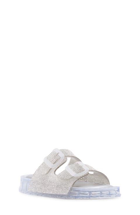 JLolli Glitter Rainbow Jelly Sandal (Little Kid & Big Kid)